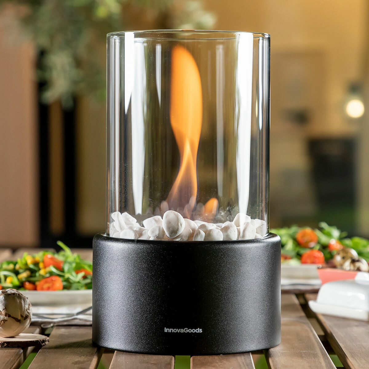 Decorative Bioethanol Tabletop Fireplace Heatfir InnovaGoods-7
