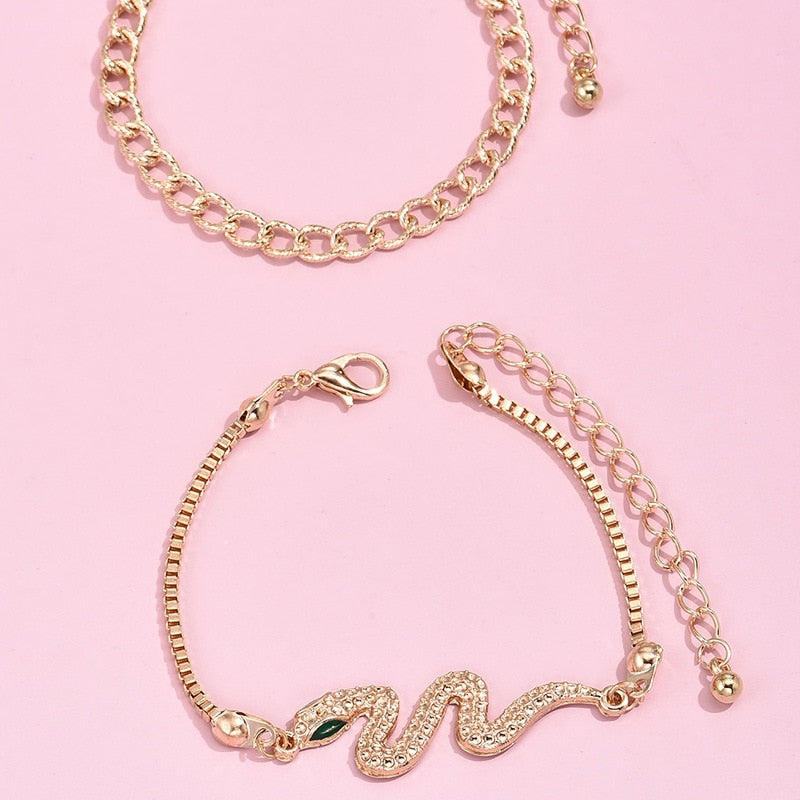 Crystal Snak Bracelet